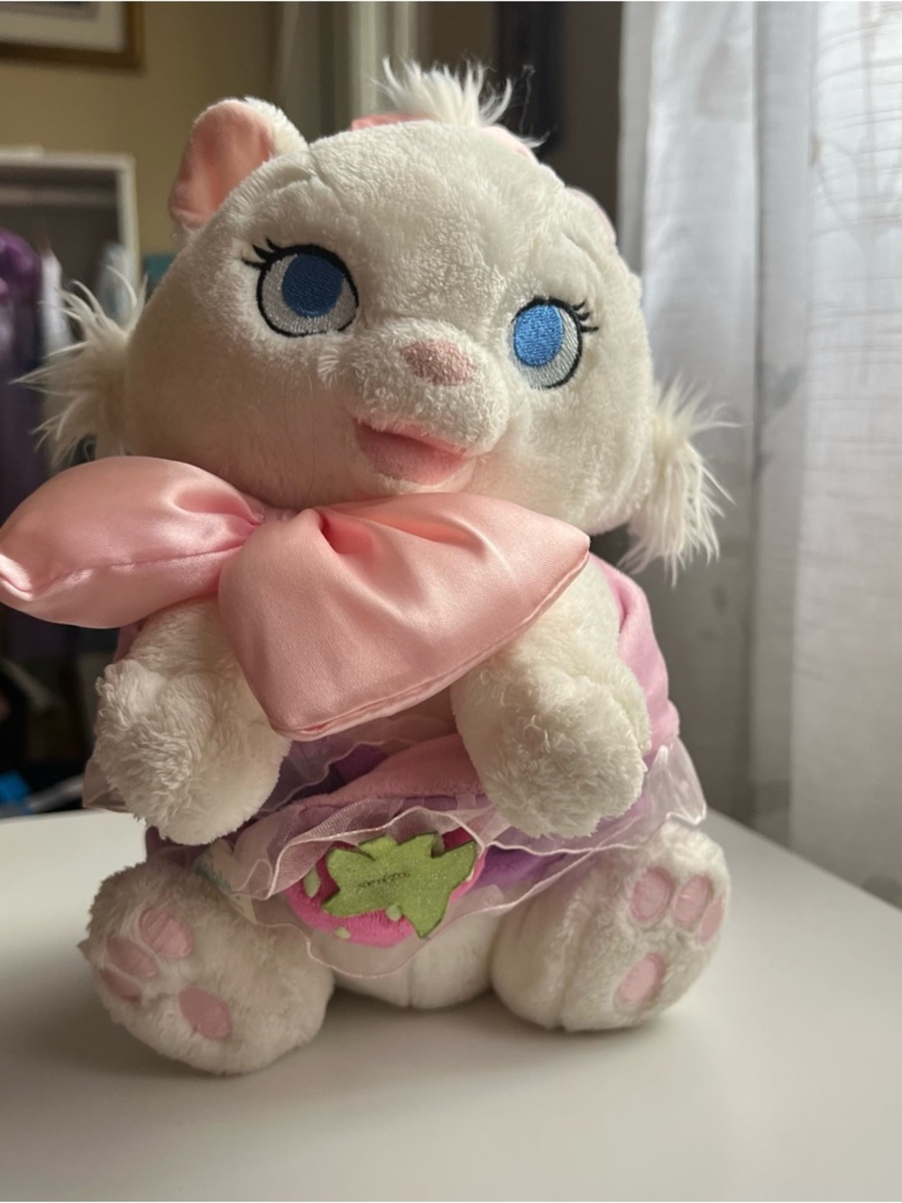 Vintage Disney Aristocats Marie Plush with Blanket Disney Babies Disneyland